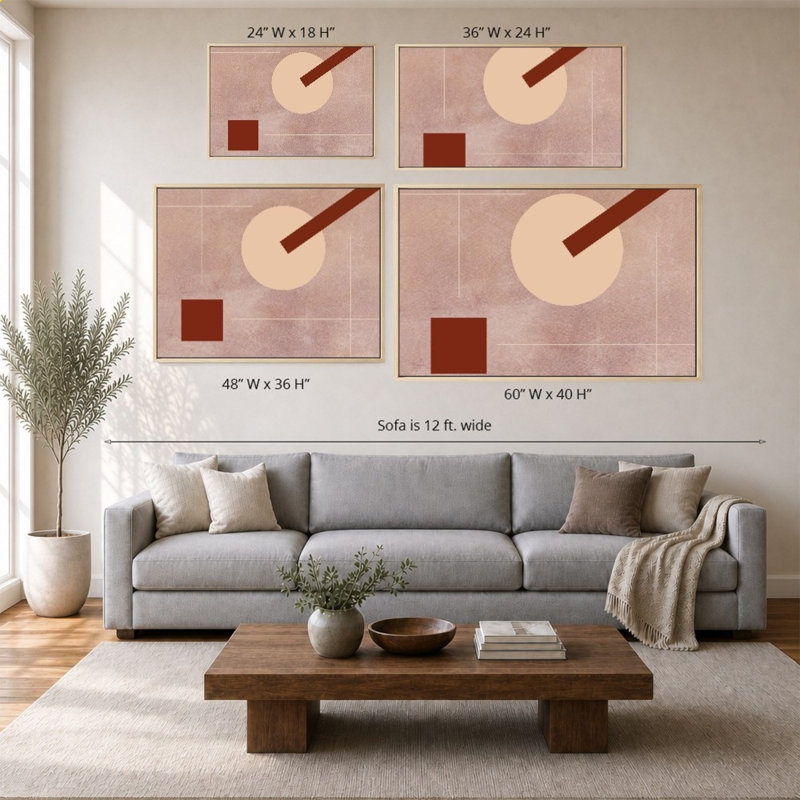 Lune moderne par SD graphiques Studio - impression sur toile