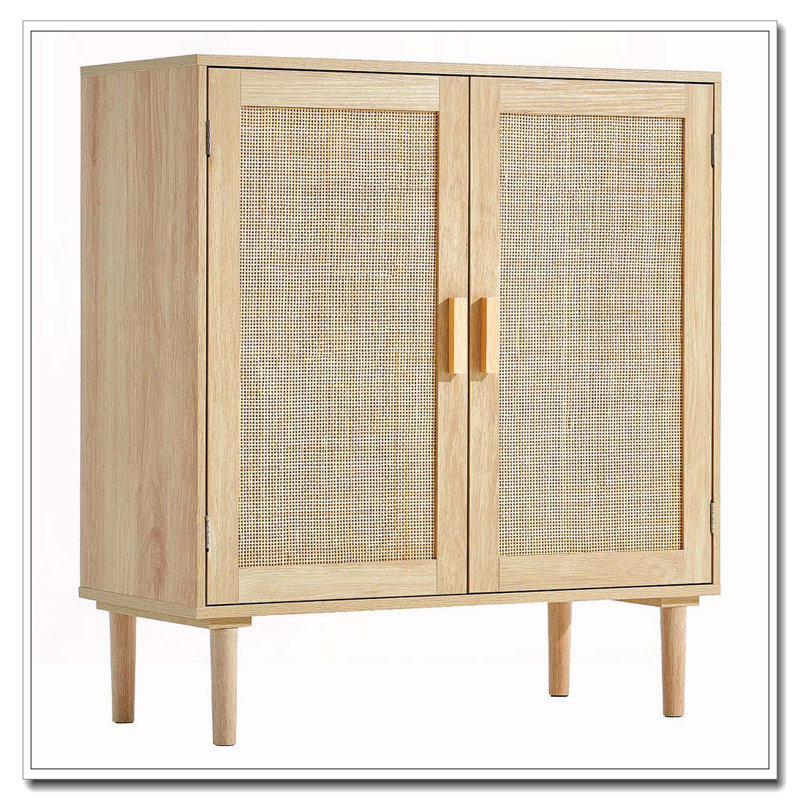 Armoire en rotin, armoire de rangement en rotin