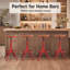 Tabouret pivotant en bois massif Jomarion