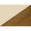 2 chaises d'appoint transitionnelles 2 pièces pour la salle à manger, bois massif de couleur crème et chêne, sièges confortables, construction de pattes avec espaces de salle à manger de style 2, couleurs, option de sièges relaxants, pieds robustes pour tous les espaces