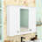 Bathroom Wall Cabinet with 5 Adjustable Shelves