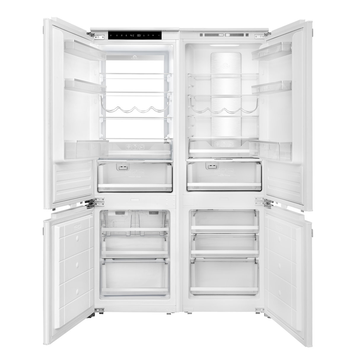 Rivestito 42 Inch Panel Ready Double Bottom Freezer, 16.9 cu. ft. | Fridge.com