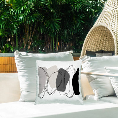 Coussin décoratif géométrique intérieur / extérieur