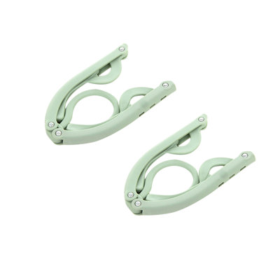 Multifunctional Portable Folding Plastic Hanger Travel Folding Hanger