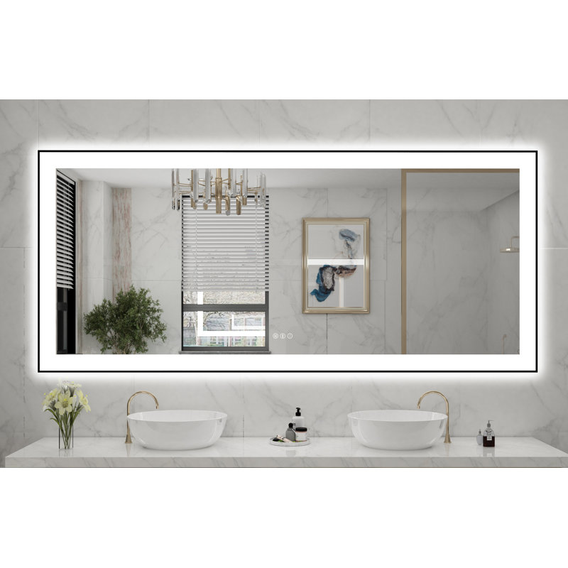 Miroir de salle de bain Dokes, 32 po x 72 po