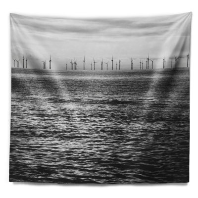 Tapisserie «Landscape Wind Turbines»