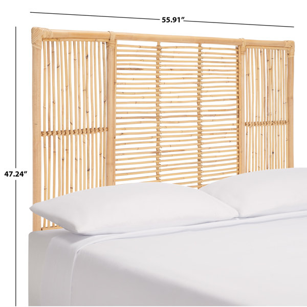 Arleen Rattan Bed Size: California King