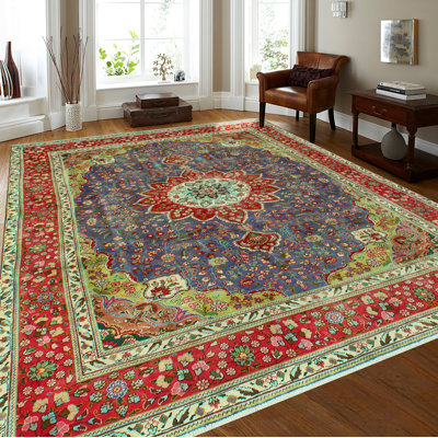 Bristal One-of-a-Kind 8'1" X 11'0" 1980s Wool Area Rug