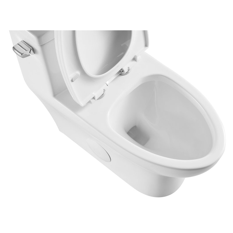 Toilette allongée une pièce 1,27 GPF (économe en eau) (siège inclus)