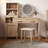 Makeup Vanity with Light mirror,3 drawers