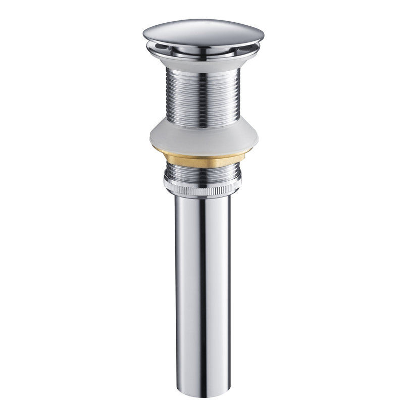 Drain de lavabo de salle de bain Kibi, Chrome