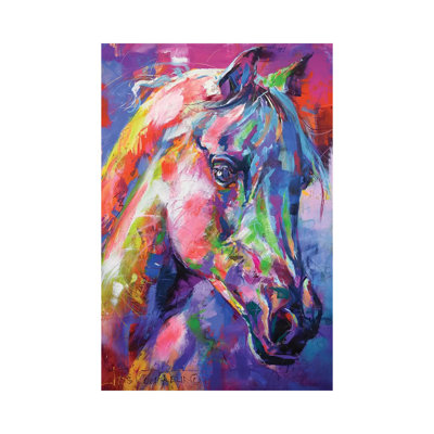 Horse 1 Piece Wrapped Canvas Wall Art