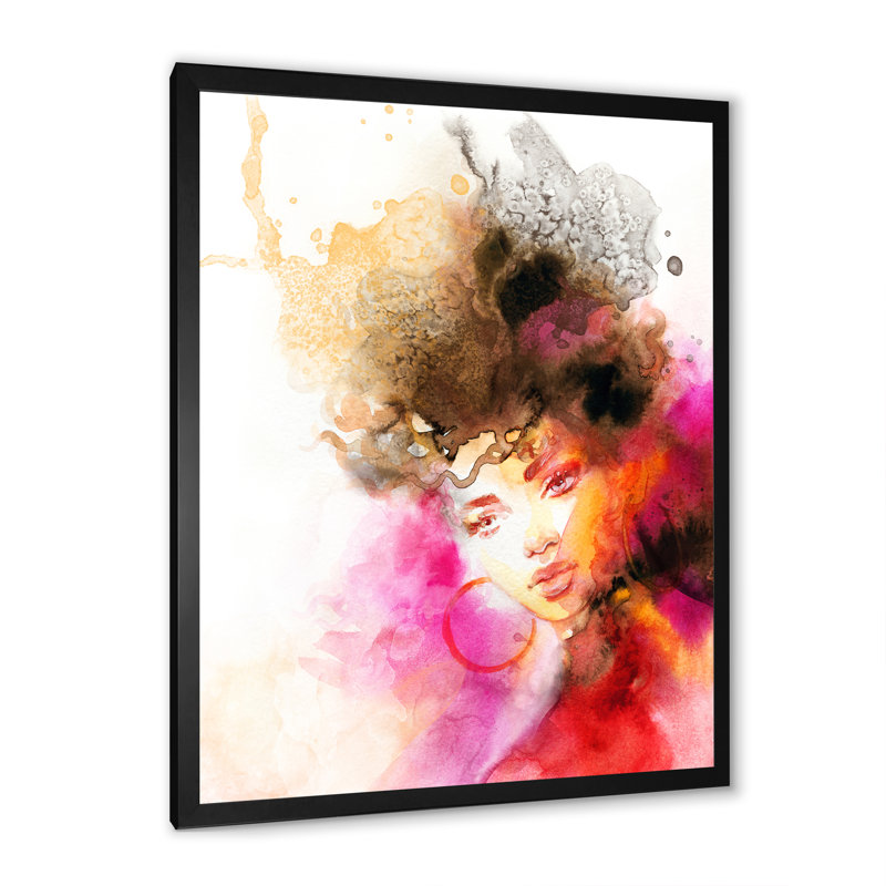 - Œuvre d'art sur toile glamour, H 20 po x l 12 po x P 1 po, Toile avec cadre noir