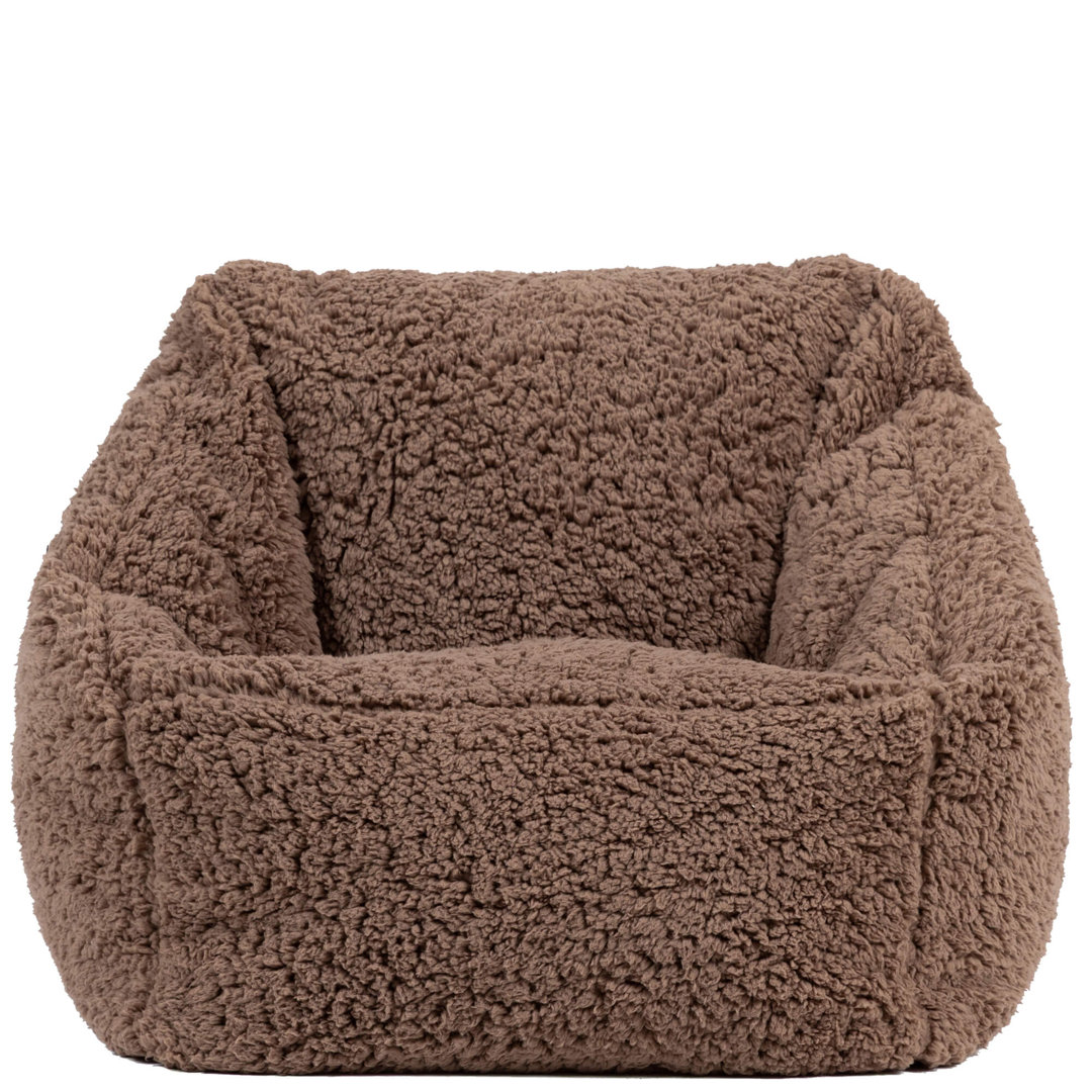 icon Kids Teddy Bear Armchair Bean Bag Natural Childrens Bean Bags