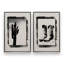 Ensemble de 2 cartes monochromes occidentales-1996475821-1996475823