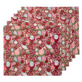 100% Cotton Ornaments Rectangle Placemat