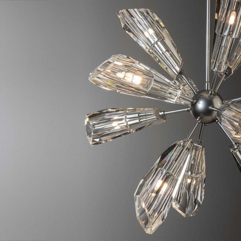 Luma 12 - Light Chandelier, Sterling