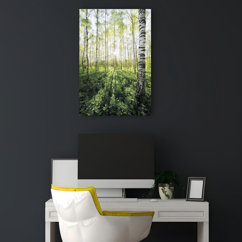 Impression d'art mural Birch Grove, 18" H x 12" W