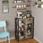 3 Tier Coffee Bar Table With Storage Drawer Grey