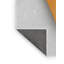 Tapis gris/zone orange à motifs-334243475