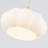 1-light Dimmable Milk Glass Single Pendant