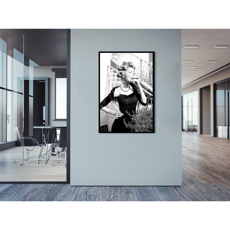 Before The Cinemas - Print on Plastic / Acrylic, Black Frame, 120cm H x 80cm W x 10cm D
