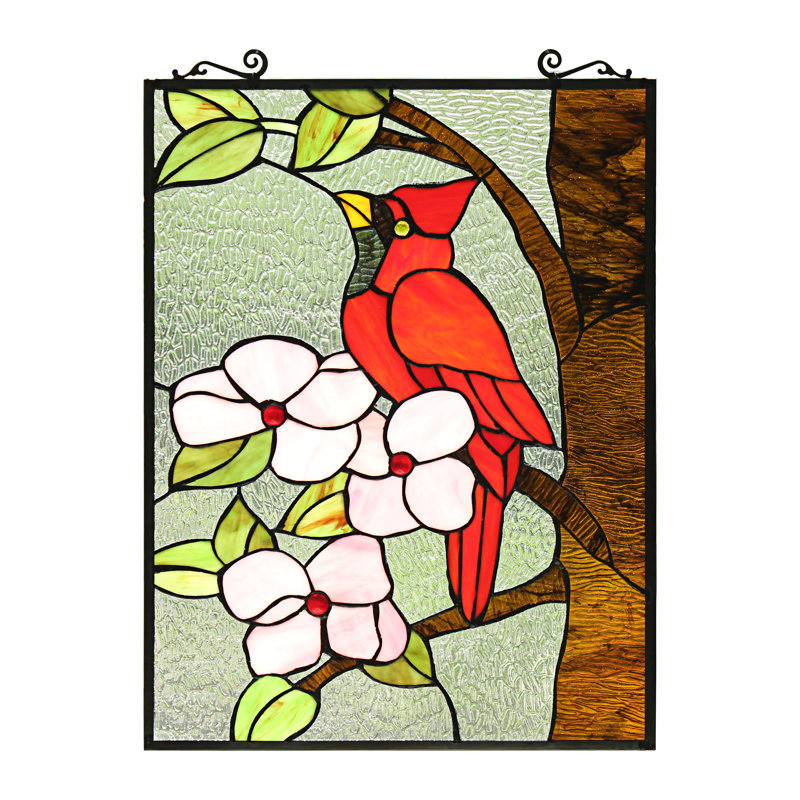 Panneau de fenêtre rouge baril rouge® hibiscus