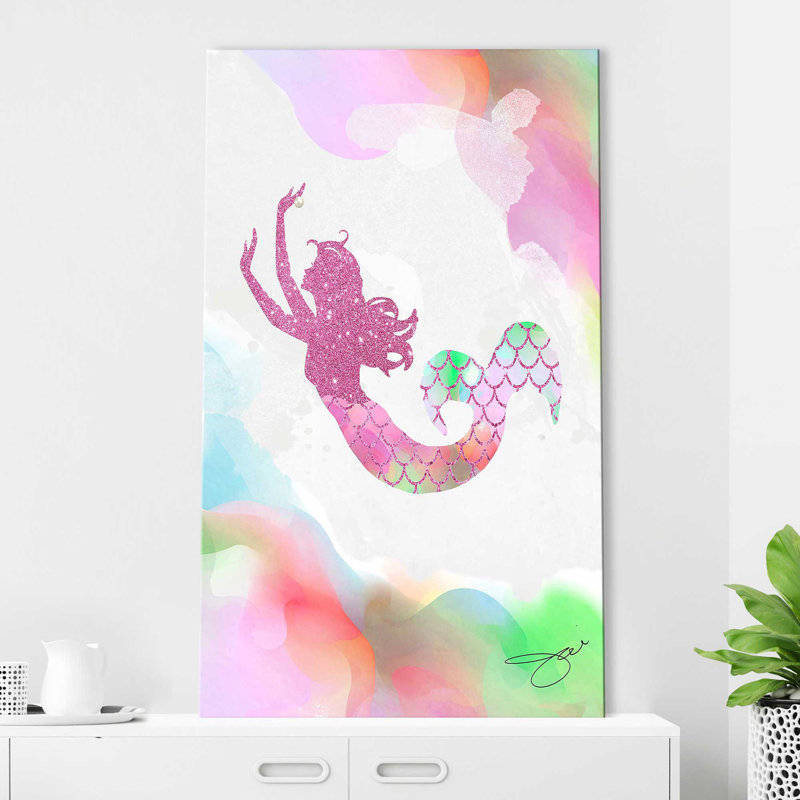 «Mermaid 1» par By Jodi - impression, Toile tendue, H 40 po x l 24 po x P 1,5 po