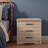 Saguenay Sandle Wood 3 Drawers Nightstand-1920344976