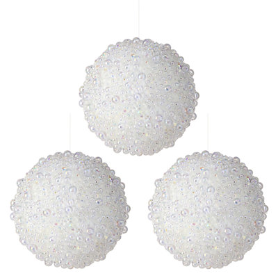 5" Acrylic Bead Ball Ornament