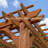 Ensemble de pergola d'extérieur en bois de cèdre 12 pi x 10 pi avec toit en treillis et PowerPort Backyard Discovery Beaumont