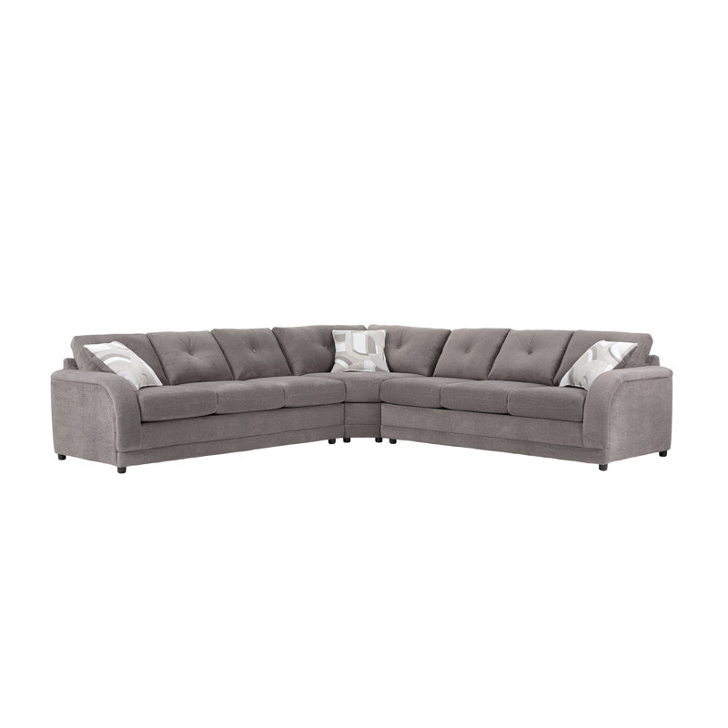  Canapé modulaire de coin 3 pièces 23600, croiseur fossile, Polyester fossile de croiseur
