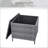 Outdoor Wicker Side Table Patio Coffee Table with Storage End Square Table-497609186