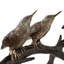 Bronze Hummingbird on Branch Sculpture