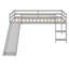 Lit mezzanine avec glissade, conception multifonctionnelle-536436594-536436593