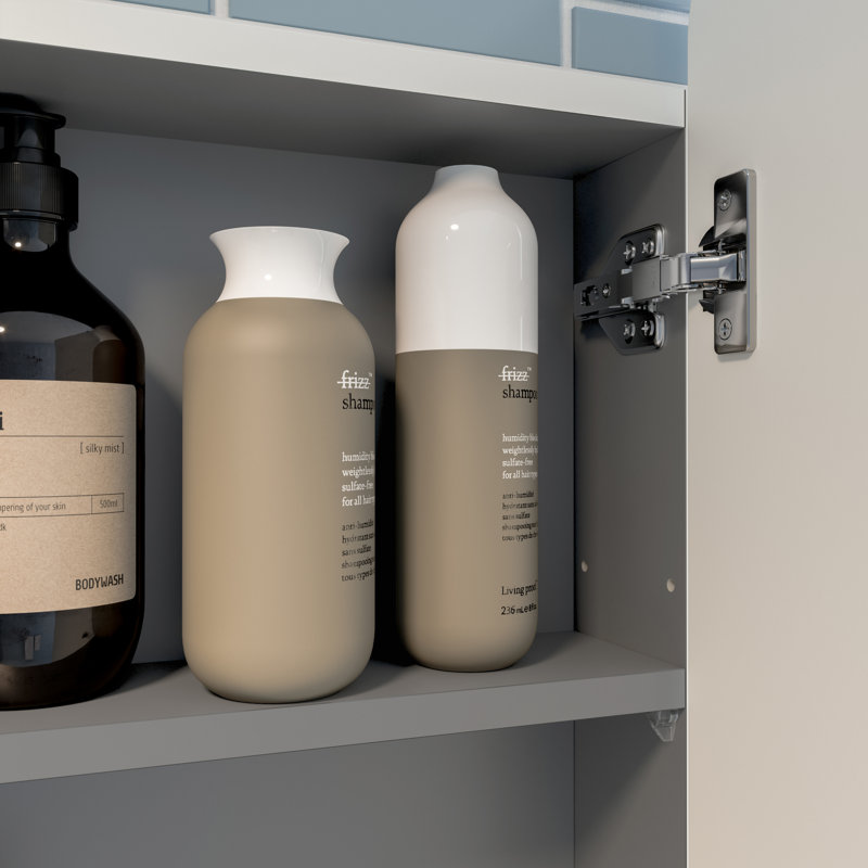 Two Door MDF Square Shape Medicine Cabinet