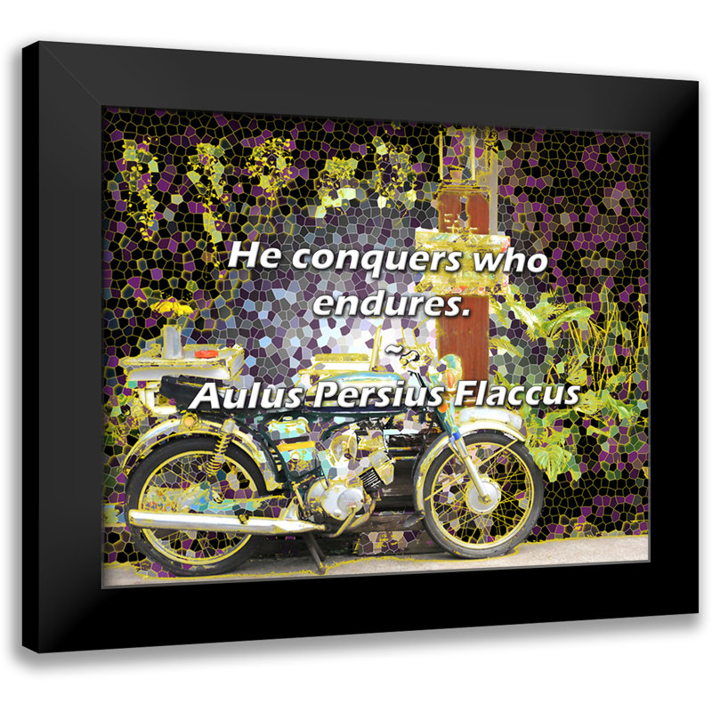 Aulus Persius Flaccus Citation: «Il conquiert qui endure.