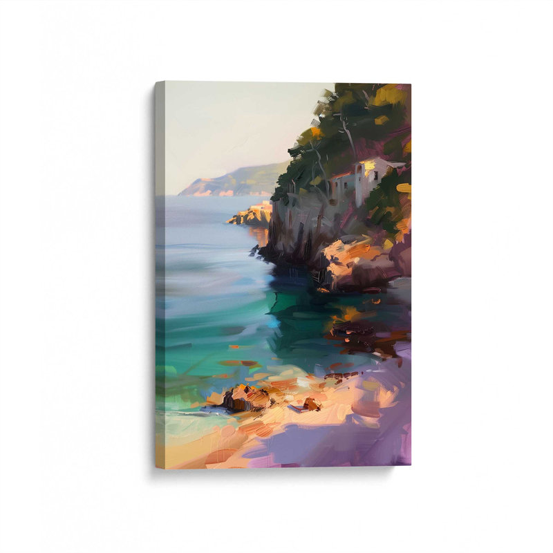 Amalfi Coastal Retreat, Ne s’applique pas, H 18 po x l 12 po, Toile tendue