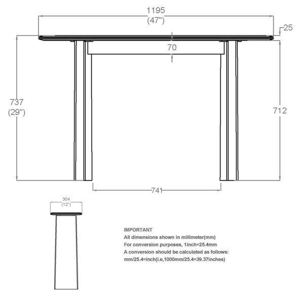 Dimensions du produit