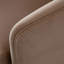 Fauteuil d'appoint Leyah en velours performance chameau