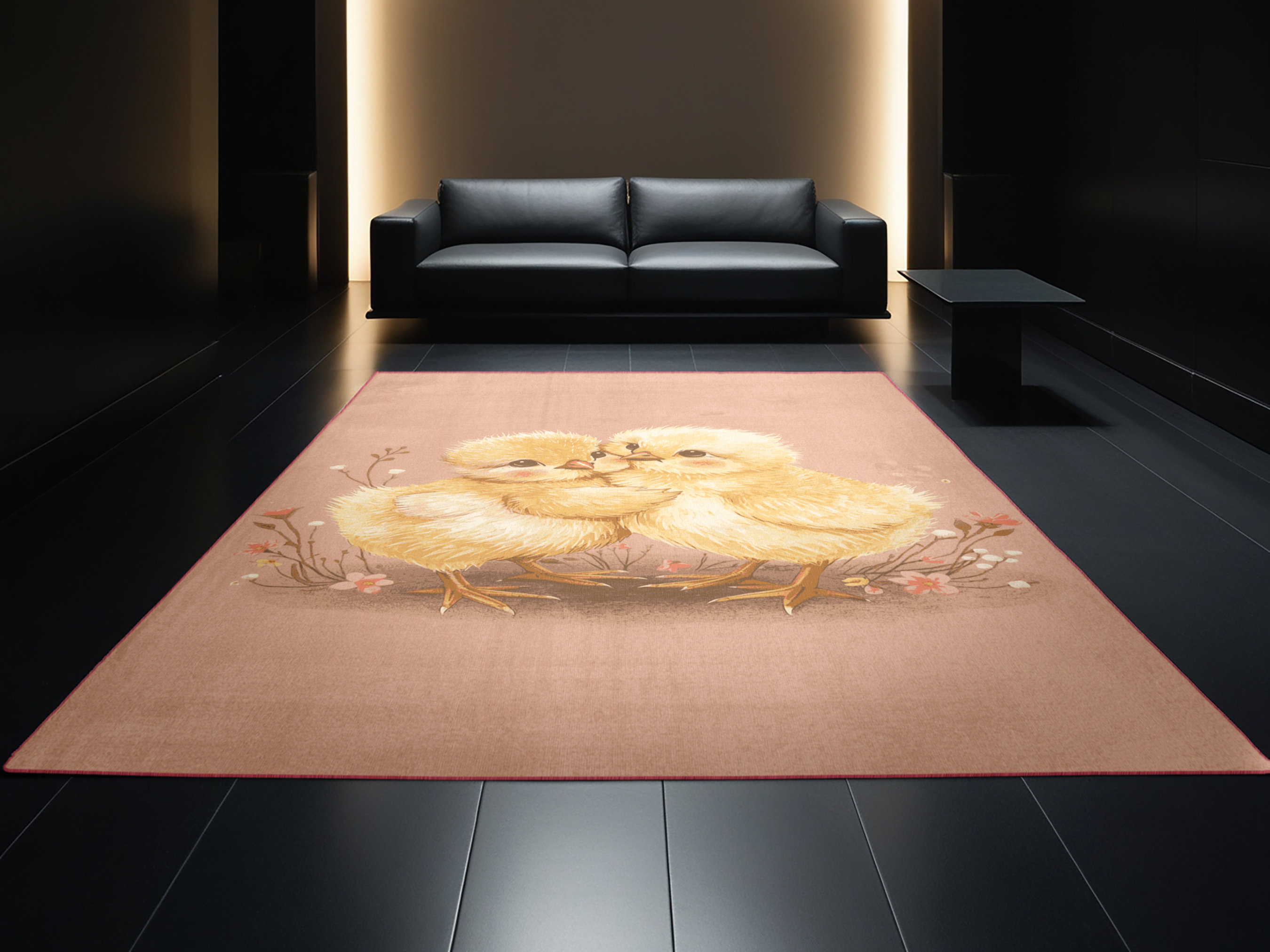 Round Easter Rug Wrought Studio Soft Plush Feemster Easter Modern & Contemporary ...