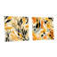 Coumas - Ensemble de 2 peintures murales abstraites en acrylique-103927745