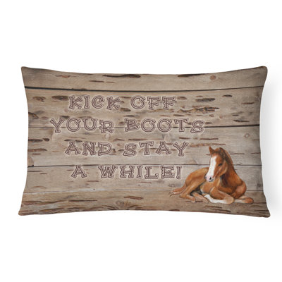 Outdoor Reversible Throw Pillow