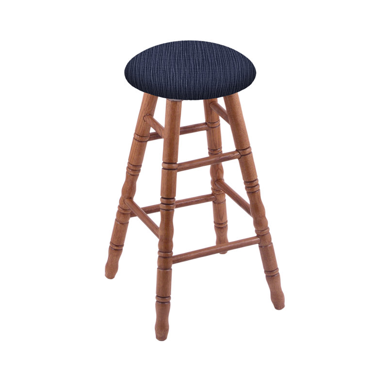 Tabouret tournant 30", Chêne médium, Ancre graphique, Très grand (siège d'une hauteur de 36 po)