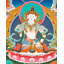 Vajrasattva entouré de bouddhas (Thangka sans brocart)