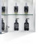 Armoire à pharmacie 15 po x 26 po avec miroir réglable et fixation murale en aluminium pour salle de bain