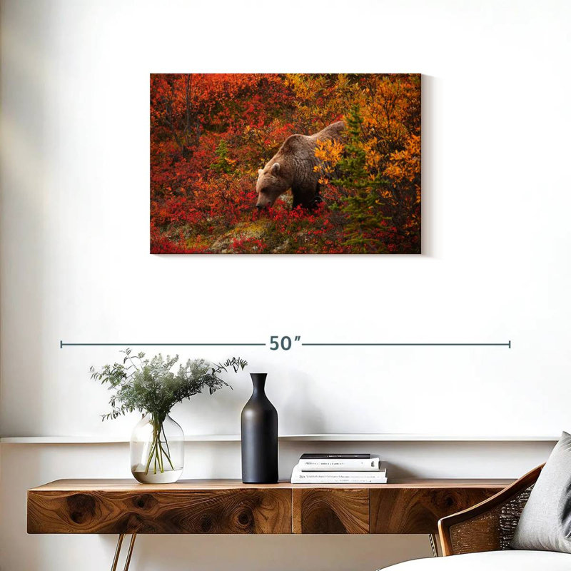 Crowle Alaskan Grizzly Bear, 20" H x 30" W