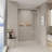 44-48 In. W X 72 In. H Double Sliding Shower Door, Semi-Frameless Bypass Bathroom Sliding Door With 1/4" (6Mm) Tempered Glass For Walk-In Shower, Chrome 24D03-48CX-119866339