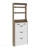 New Oak Color Shoe Cabinet  With 3 Doors 2 Drawers With Hanger,Large Space For Storage-1392408491