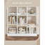 Bookcase, Tall Narrow Bookshelf, Wooden Bookcase with Open Storage Shelf, for Living Room, Home Office, Bedroom-373253972-378721576